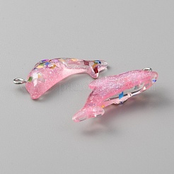 Прозрачные смоляные подвески&nbsp;DIY-TAC0020-25E