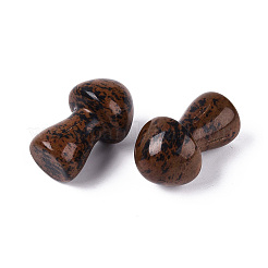 Pilzdekorationen aus natürlichem Mahagoni-Obsidian&nbsp;G-Q602-03M