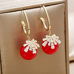 Элегантные круглые серьги-гвоздики из стерлингового серебра s925 XW7785