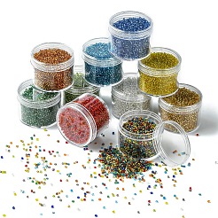 200 г стеклянных бусин&nbsp;SEED-YW0002-85C