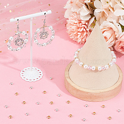 80шт 2 цвета латунные бусины&nbsp;KK-BBC0013-05