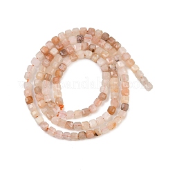 Натуральный Sunstone бисер пряди&nbsp;G-RM2025-C30-B