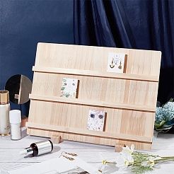 Синтетические деревянные витрины для серег&nbsp;EDIS-WH0015-04