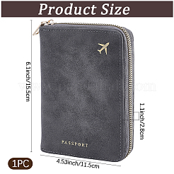 Reisepasshülle aus Kunstleder mit Reißverschluss&nbsp;ABAG-WH20005-71B