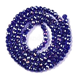 Стеклянные бусины с гальваническим покрытием &nbsp;LS-EGLA-A044-T2mm-B06