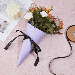 Лента из полиэстера с золотым тиснением&nbsp;OCOR-WH0082-243A