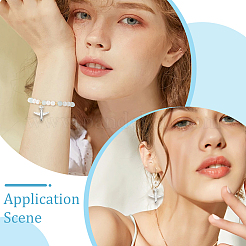 50 шт. подвески в виде самолета из сплава в тибетском стиле&nbsp;FIND-SC0018-08