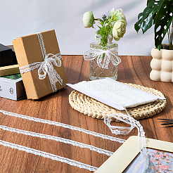 Отделочные ленты из полиэфирного кружева&nbsp;OCOR-WH20050-028G