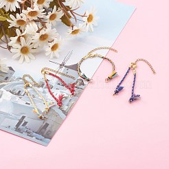 Fabrication de bracelets en fil de coton&nbsp;AJEW-JB00944