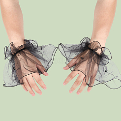 Нарукавники из марлевого кружева для женщин&nbsp;AJEW-WH20018-125B