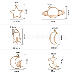 Стойки из пластика с открытыми задними подвесками&nbsp;PALLOY-OC0001-05G