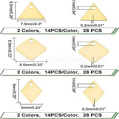 84шт 6 стильные латунные подвески&nbsp;KK-FH0002-63