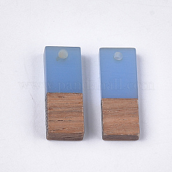 Pendentifs en bois de résine et de noyer&nbsp;RESI-S358-79D