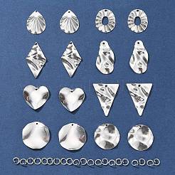 16 pendentif en acier inoxydable de style 201&nbsp;DIY-FS0005-37P