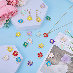 54шт 9 цвета сплава эмалевые подвески&nbsp;ENAM-CA0001-86