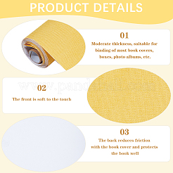 Самоклеящиеся льняные обложки для книг&nbsp;AJEW-WH0314-356C