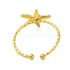 Кольцо-манжета из нержавеющей стали серии Ocean Beach 304&nbsp;RJEW-Q820-02A