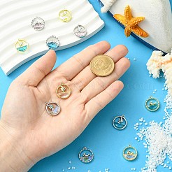 11шт 11 цвета подвески из сплава стекла&nbsp;FIND-CJ0004-97