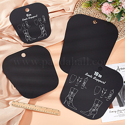 16 шт. 4 стиля ПВХ формовочные вставки для сапог&nbsp;DIY-BC0006-73B