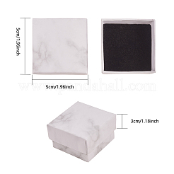 Boîtes à bagues en carton&nbsp;LS-CBOX-E012-05A