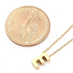 Collane pendenti in acciaio inossidabile placcato ionico (ip) 304&nbsp;NJEW-R050-01G-05
