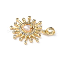 Латунные микро проложить кубического циркония подвески&nbsp;KK-F924-13G