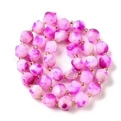 Нити бусин из натурального кварца окрашенные G-U023-A02-09