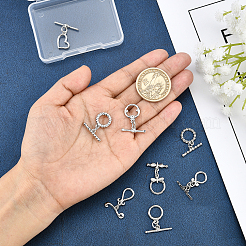 8 комплект латунных застежек-тоглов&nbsp;KK-PH0001-89