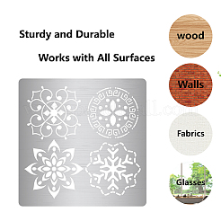 Stanzschablonen aus Edelstahl&nbsp;DIY-WH0238-007