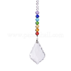 Kristall Suncatcher Prisma Kugel&nbsp;AJEW-WH0021-35B