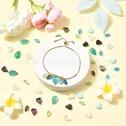 116шт 7 стиля гальванических стеклянных бусин&nbsp;EGLA-SP0001-28