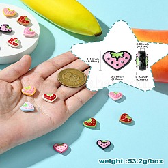 18 шт. 9-цветные бусины из сплава&nbsp;FIND-CJ0002-90