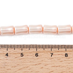 Brins de perles d'imitation en verre opaque électrolytique&nbsp;EGLA-H113-07A