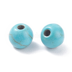 Гальванизированные бусины из натуральных и синтетических смешанных драгоценных камней&nbsp;G-XCP0009-16