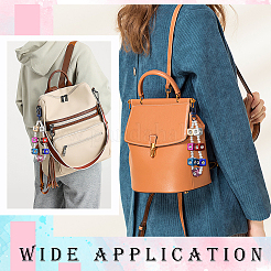 30шт акриловые бусины с УФ-покрытием&nbsp;OACR-SC0002-45