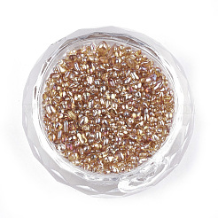 Позолоченные стекло бисер&nbsp;SEED-S016-01