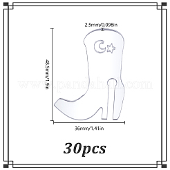 1 пакетик акриловых подвесок для бокалов вина&nbsp;OACR-HY0001-24B-02