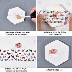 10 рулон липкой ленты для животных&nbsp;AJEW-WH20020-246A-12