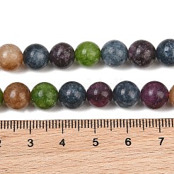 Naturali tinti giada bianca fili di perline&nbsp;GG-CBAEB22-B01-8mm-15
