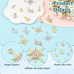 16 комплект из 8 подвесок из латуни&nbsp;FIND-YW0011-28