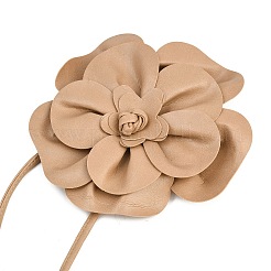Cinture avvolgenti in pelle PU con fiori per donna&nbsp;AJEW-WH20816-058H
