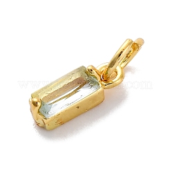 Латунь прокладывает кубические циркониевые прелести&nbsp;KK-F894-13G-04