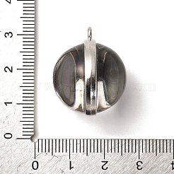 Подвески из светящегося стеклянного шара на тему галактики&nbsp;GLAA-D021-01P-09