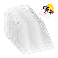 6 Stück Haustierhelm-Sicherheitsgesichtsschutz mit Aluminiumkante&nbsp;AJEW-PH0008-09