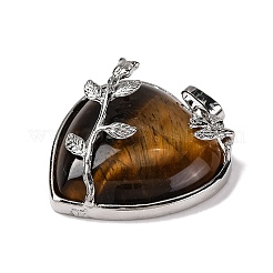 Подвески из натурального и синтетического камня в форме сердца&nbsp;GP356