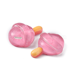 Cabochons en résine opaque&nbsp;RESI-WH0035-03B