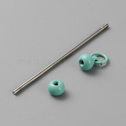 Железный стержень из бисера брелок для изготовления ювелирных изделий своими руками&nbsp;IFIN-SZC0005-01A-10