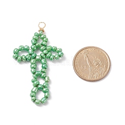 Стеклянные бусины большие подвески&nbsp;PALLOY-JF01824