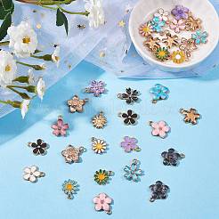 42pcs 21 breloques en émail en alliage d'or de style&nbsp;ENAM-SZ0002-20
