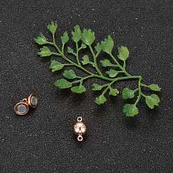 Fermagli magnetici in ottone placcato cremagliera con passanti&nbsp;LS-KK-F801-02B-RG